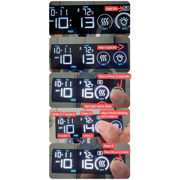 36" LED Model 2 Tempered Mirror