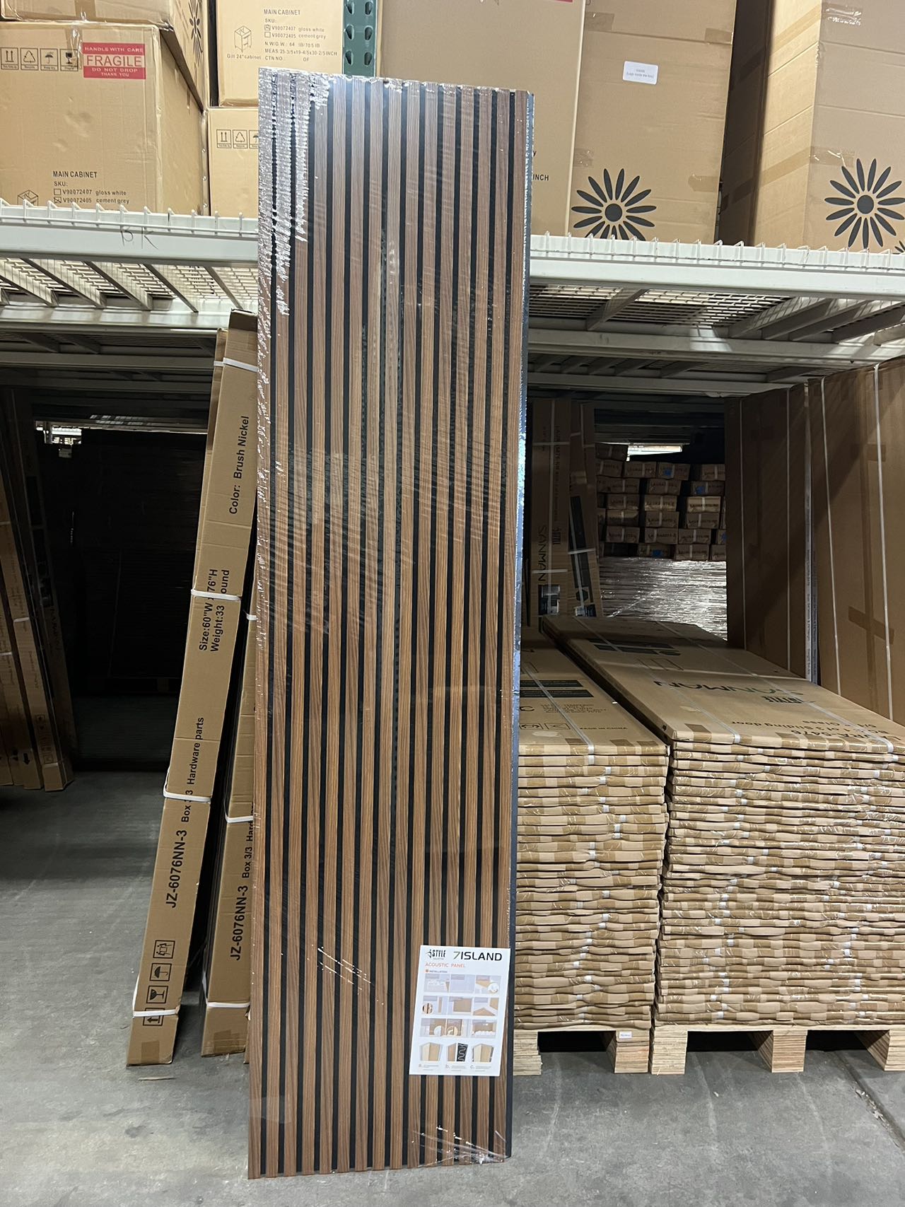 H501/A-10-WP Acoustic Wall Panel (LED Strip optional) sell by box,32sqf/box