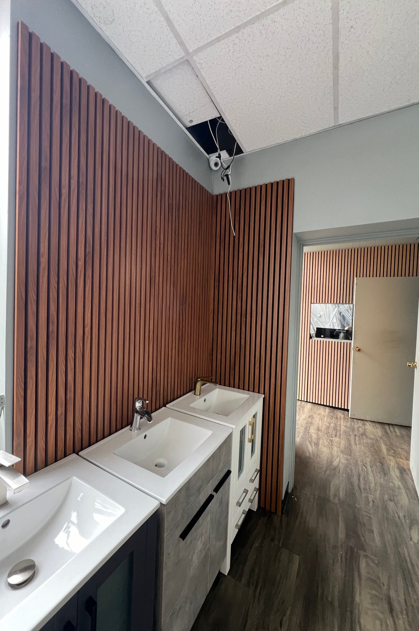 H501/A-10-WP Acoustic Wall Panel (LED Strip optional) sell by box,32sqf/box