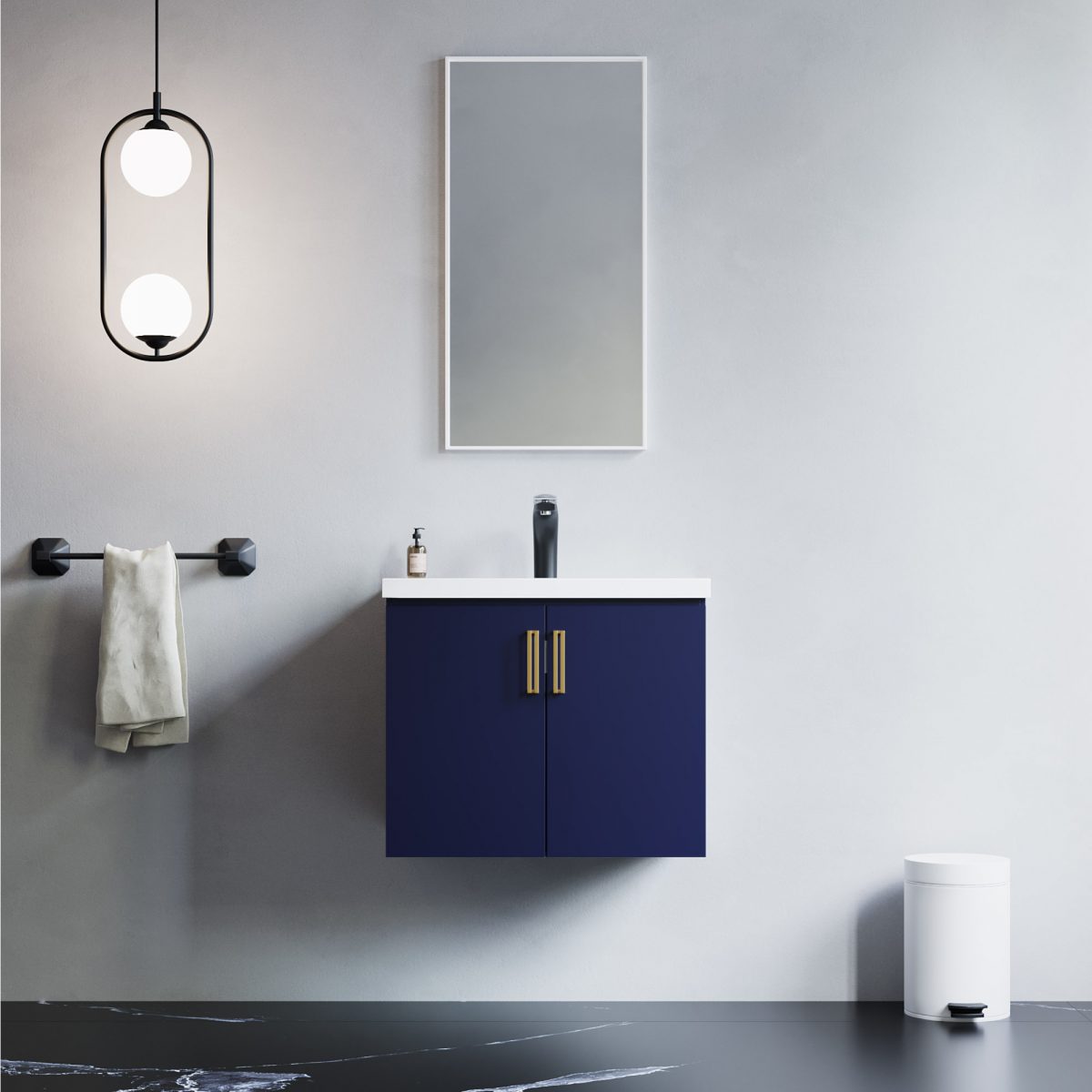 D047 Series–24 Inch Vanity with two door