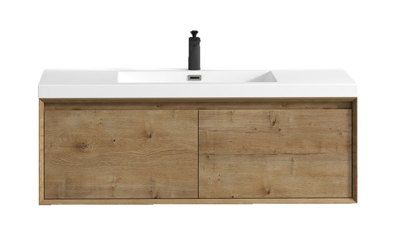 BELLA ''48 inch WALL MOUNTED VANITY WITH ACRYLIC TOP