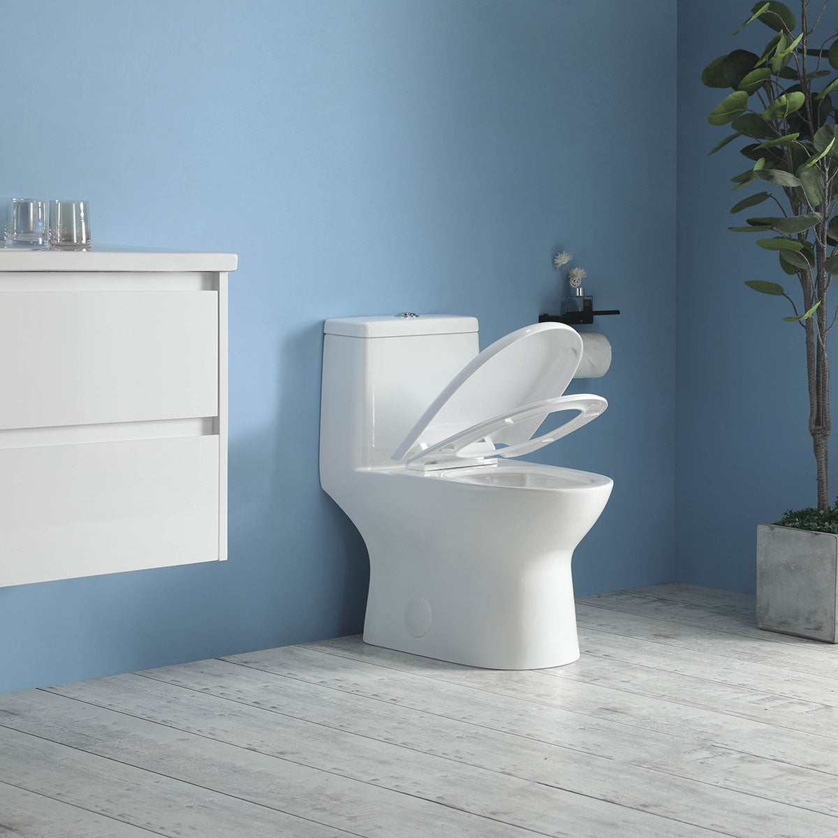 K-0397 One Piece 28"Toilet Dual Flush 10“ Rough