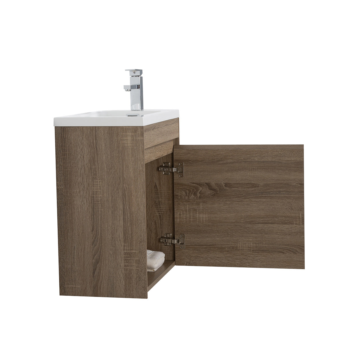 SLICE V9017 SERIES Vanity & Resin Sink Combo S. Oak
