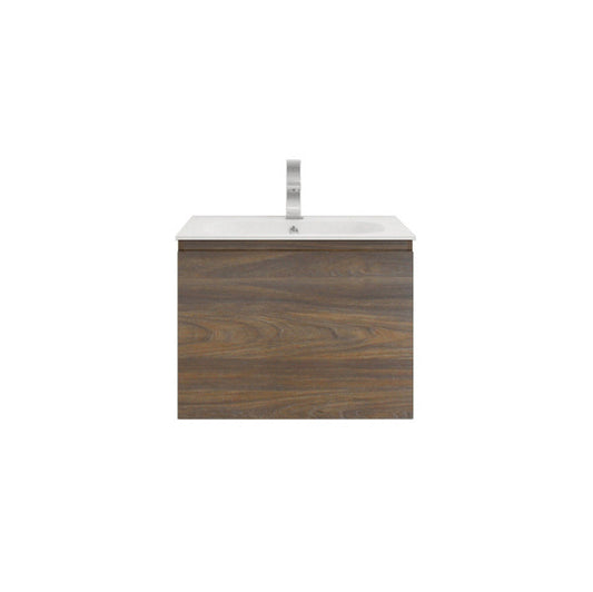 AIPO 24 Inch Wall Mounted Vanity with PVC Sink