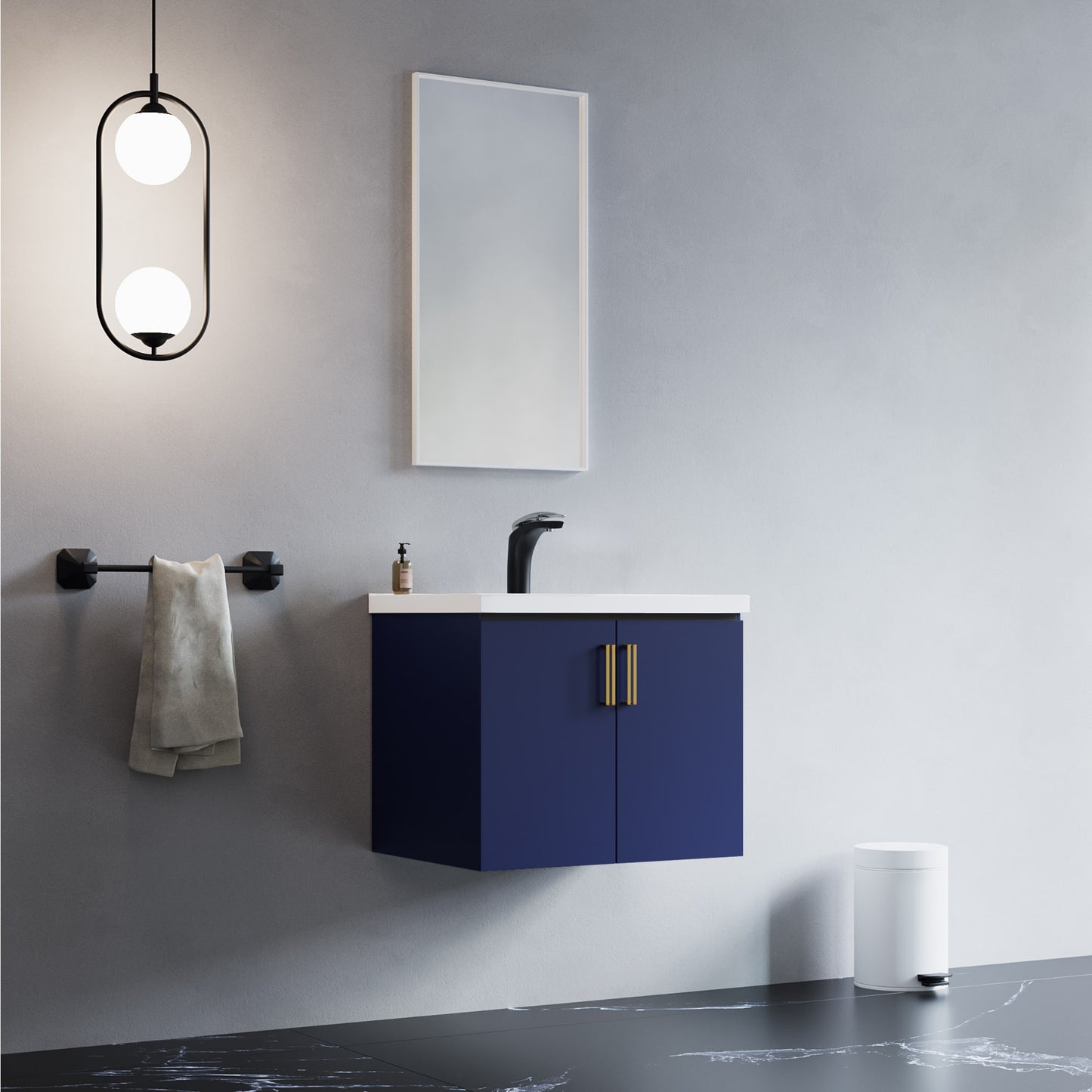 D047 Series–24 Inch Vanity with two door