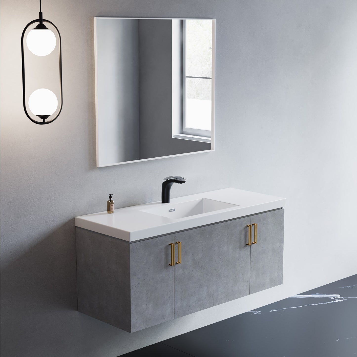 D047 Series–48 Inch Vanity – Single Sink