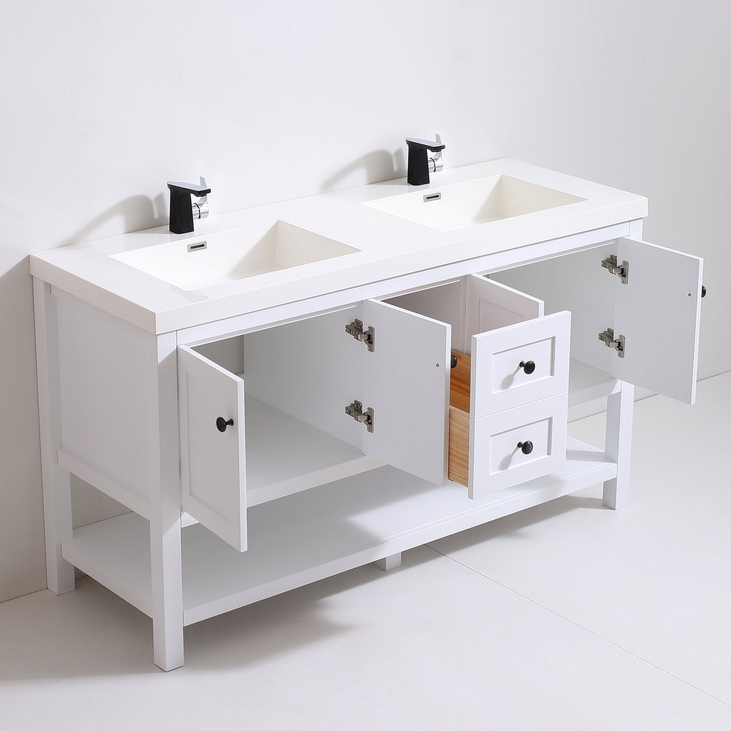 035 Series – 60 Inch Vanity Double sink