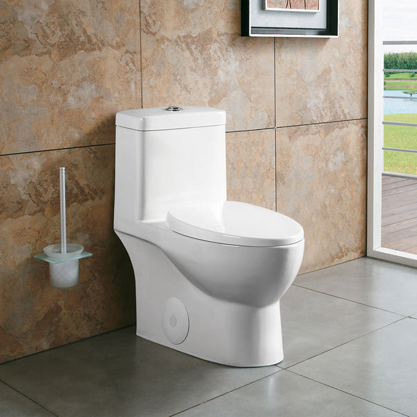 T-2137 One Piece 28" Toilet Dual Flush