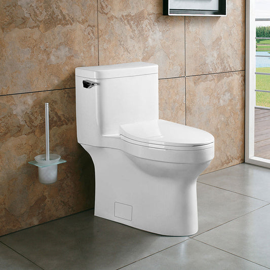 T-2176 One Piece 28 3/8"Toilet 28 Powerful Flush/ ADA 10 min installation