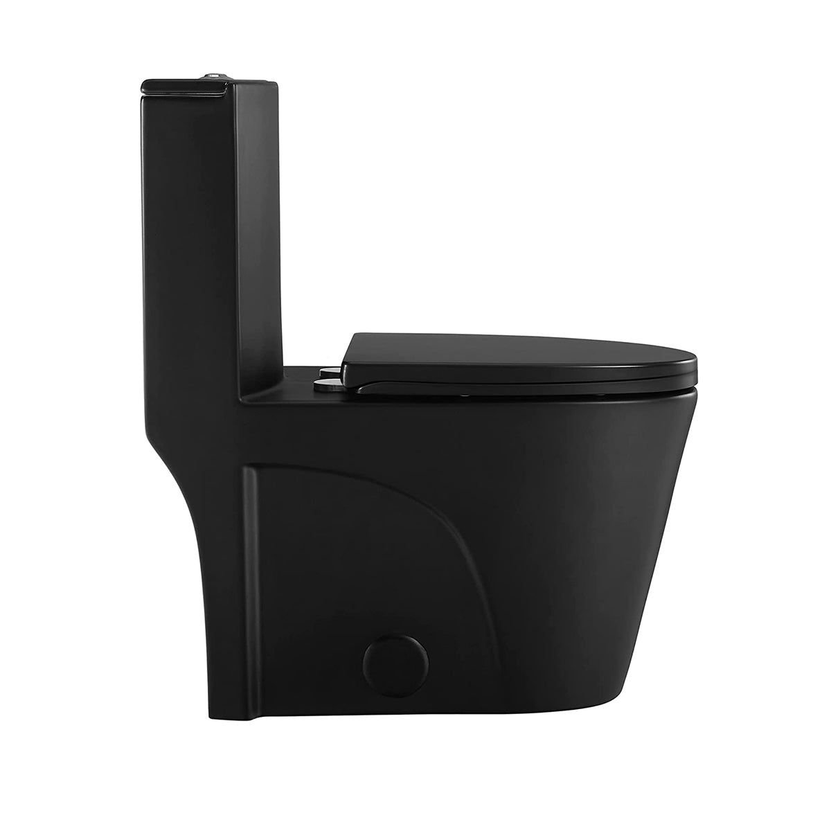 K-0382(MB Black) One Piece 28" Toilet Dual Flush