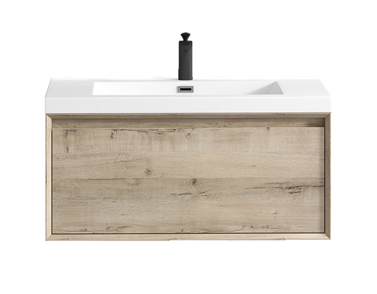 BELLA ''36 inch WALL MOUNTED VANITY WITH ACRYLIC TOP