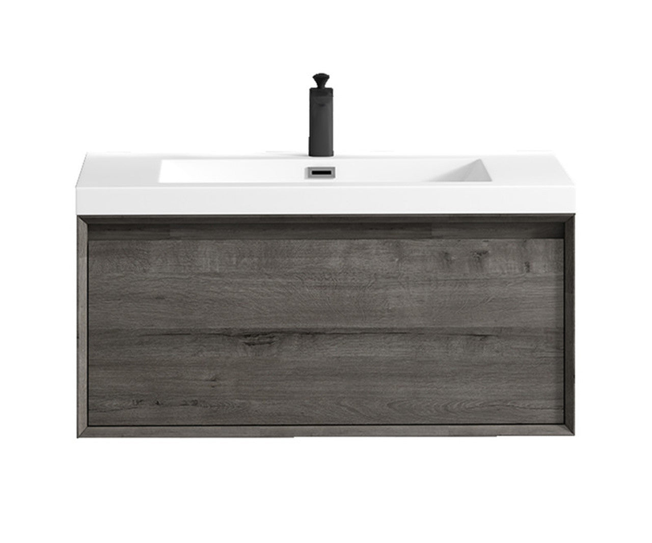 BELLA ''36 inch WALL MOUNTED VANITY WITH ACRYLIC TOP