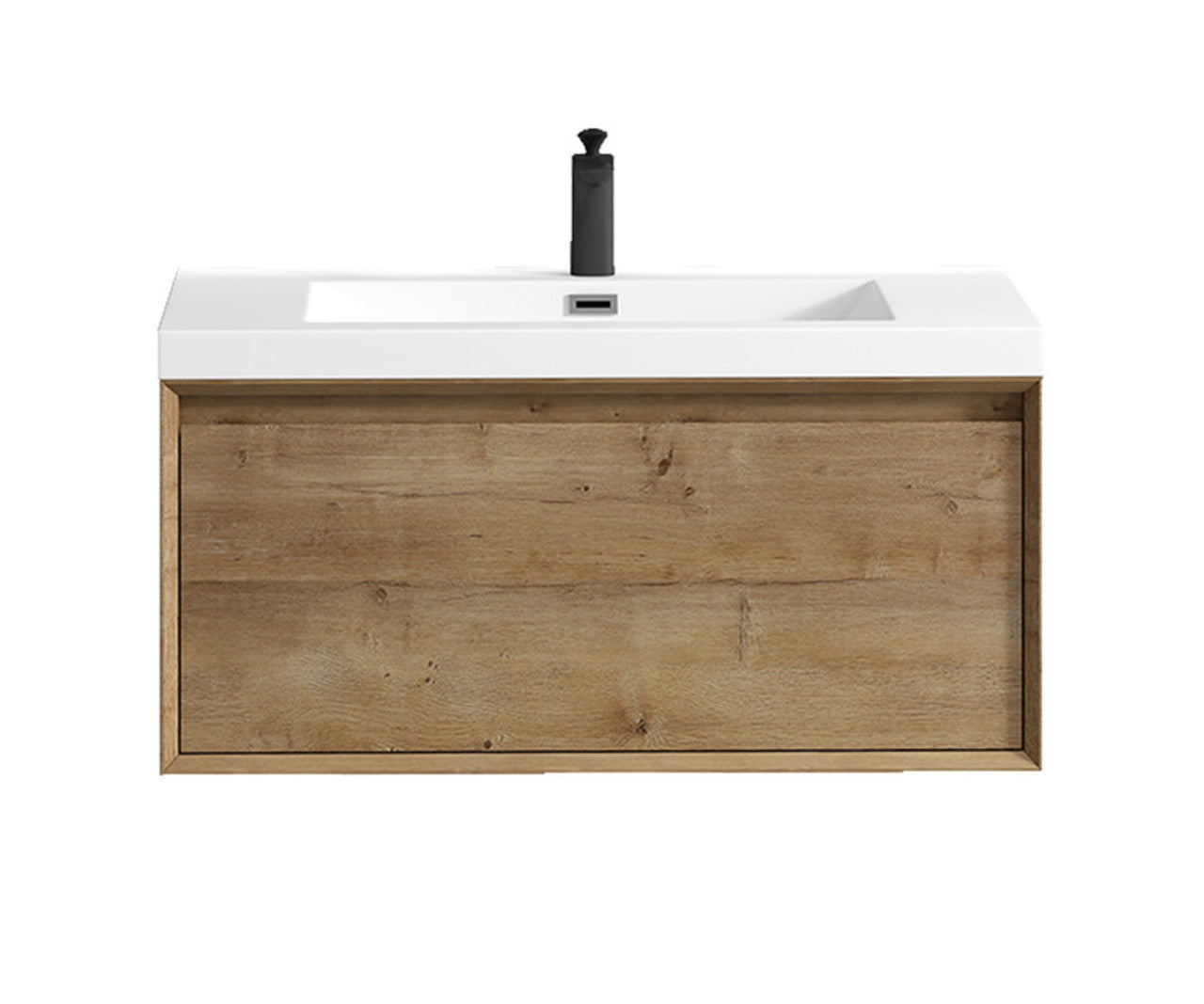 BELLA ''36 inch WALL MOUNTED VANITY WITH ACRYLIC TOP