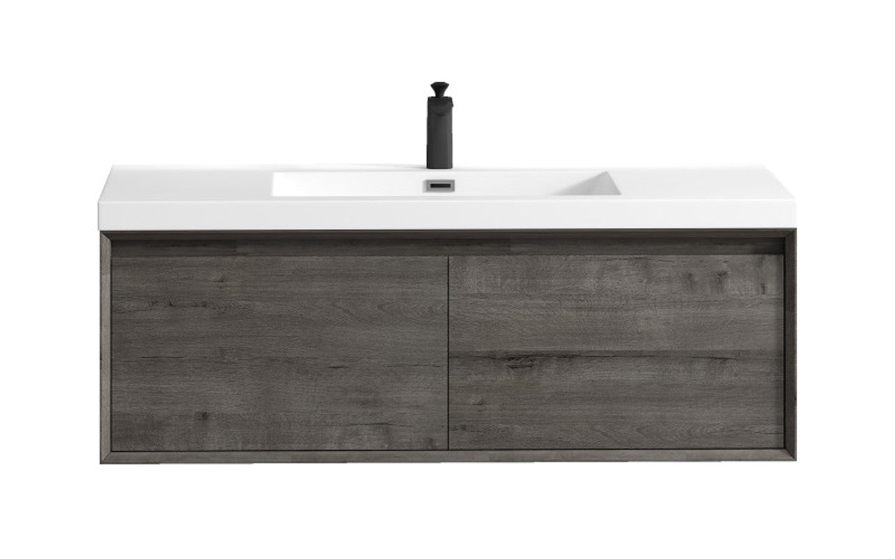 BELLA ''48 inch WALL MOUNTED VANITY WITH ACRYLIC TOP