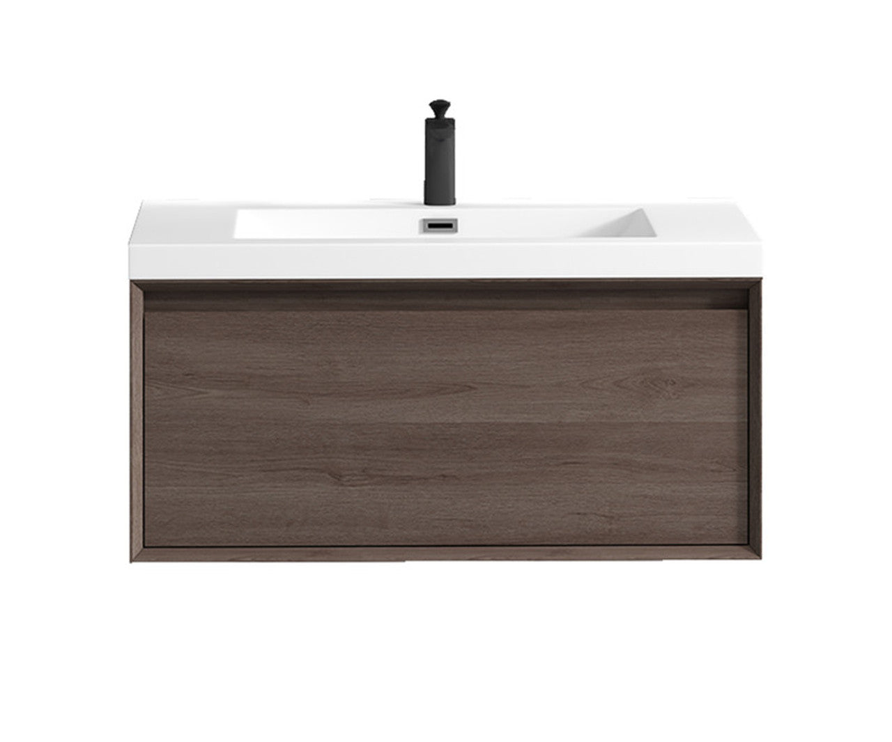 BELLA ''36 inch WALL MOUNTED VANITY WITH ACRYLIC TOP
