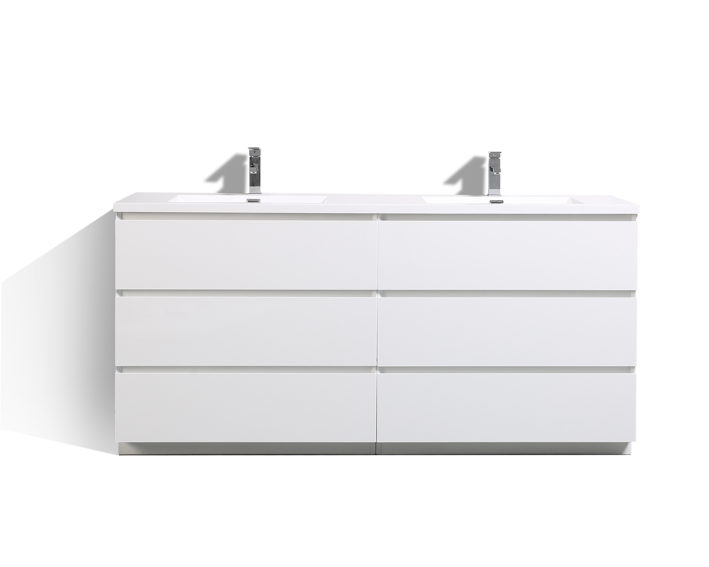Freda-Freestanding Bathroom Vanity with Artificial Stone Integrated Top&Sink