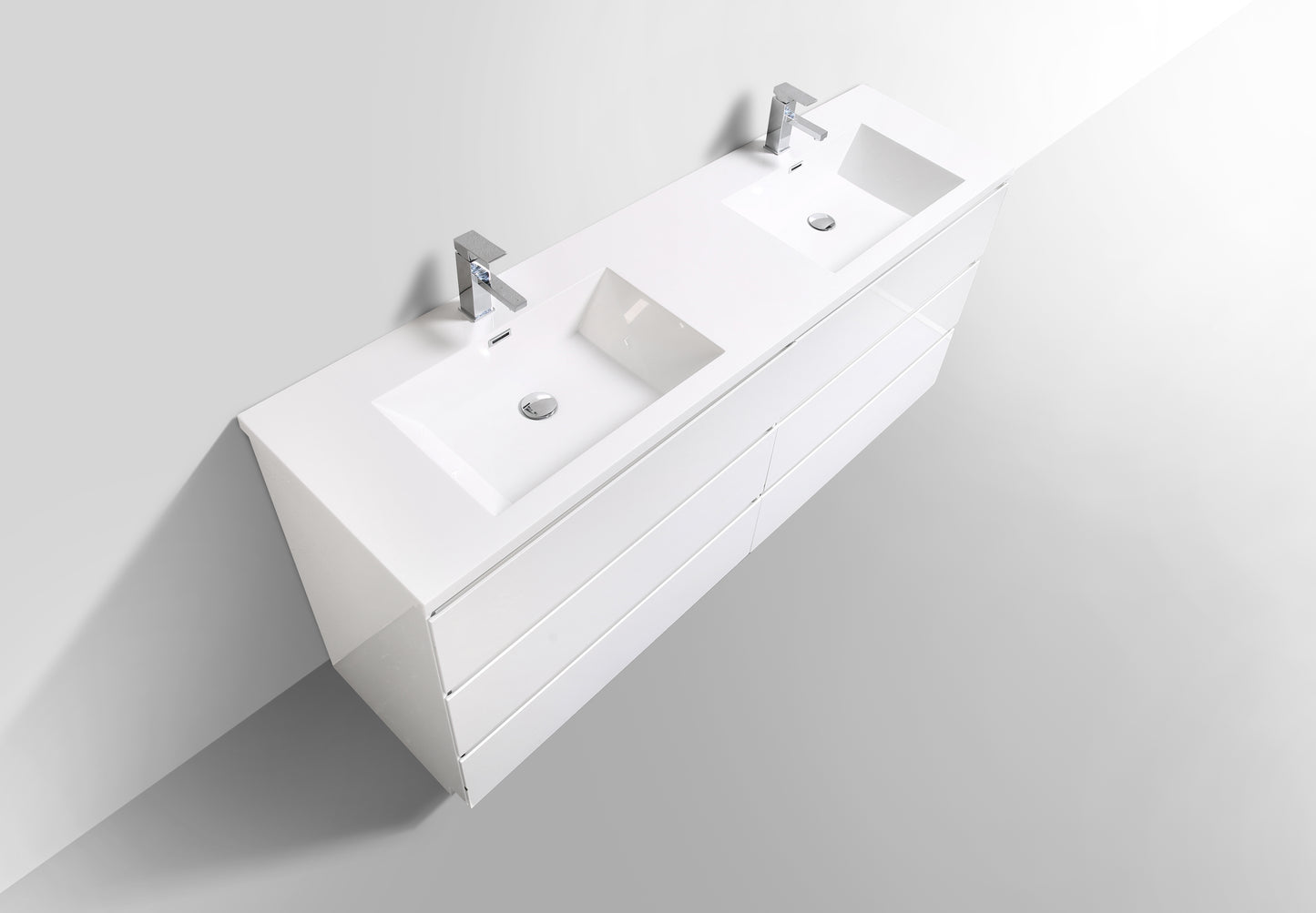 Freda-Freestanding Bathroom Vanity with Artificial Stone Integrated Top&Sink