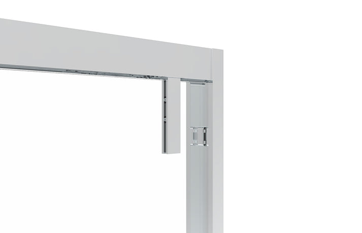 AC23 Bypass Shower Door (Brushed Nickel) (3/8") With Glass Treatment (klearteck)