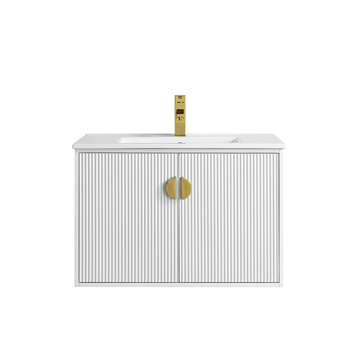 "Daniel9012"  Vanity & ceramic sink  Glossy White 24inch to 36inch
