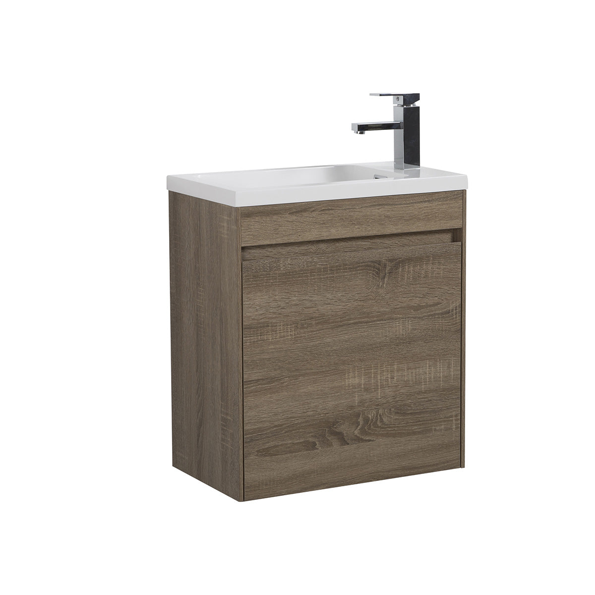 SLICE V9017 SERIES Vanity & Resin Sink Combo S. Oak