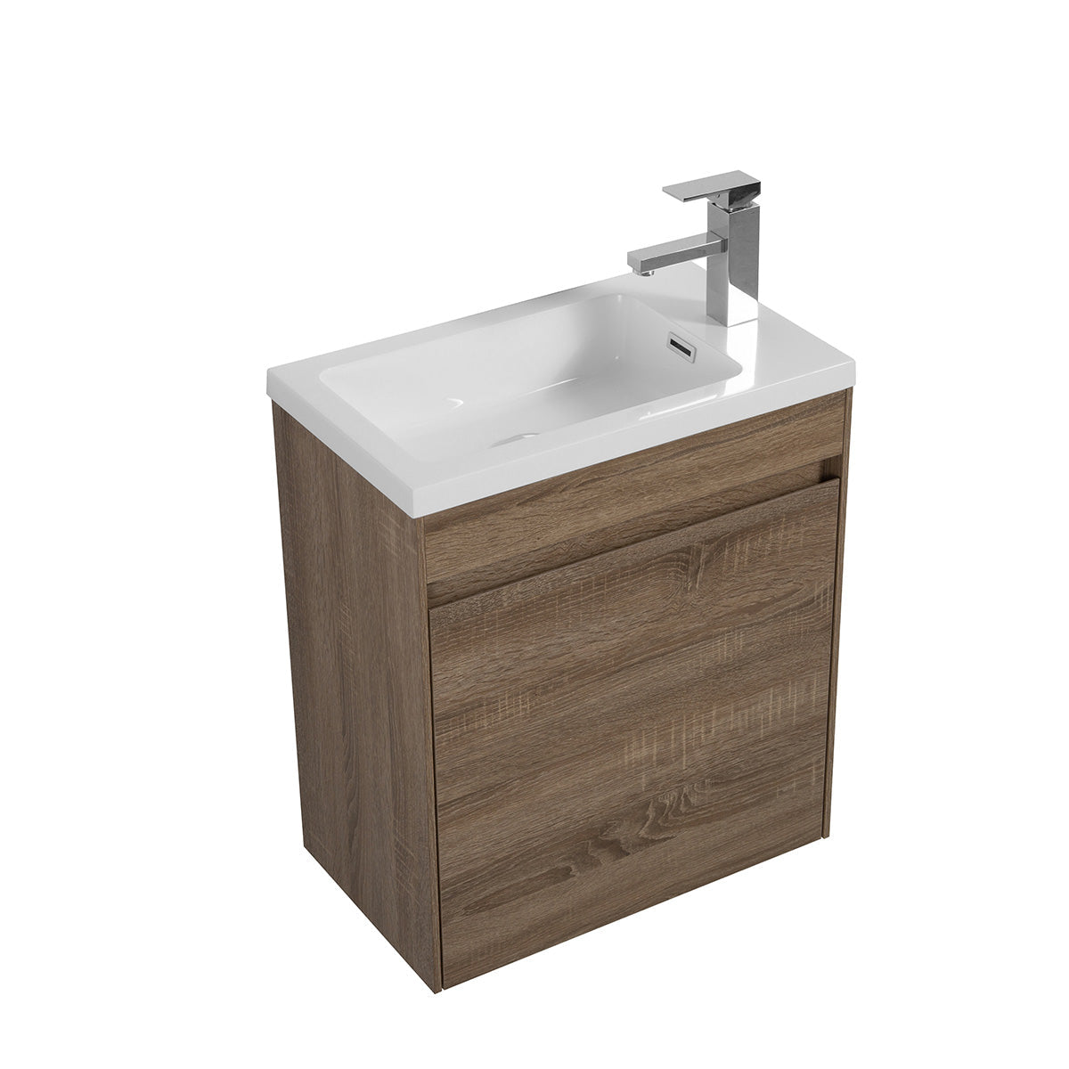 SLICE V9017 SERIES Vanity & Resin Sink Combo S. Oak
