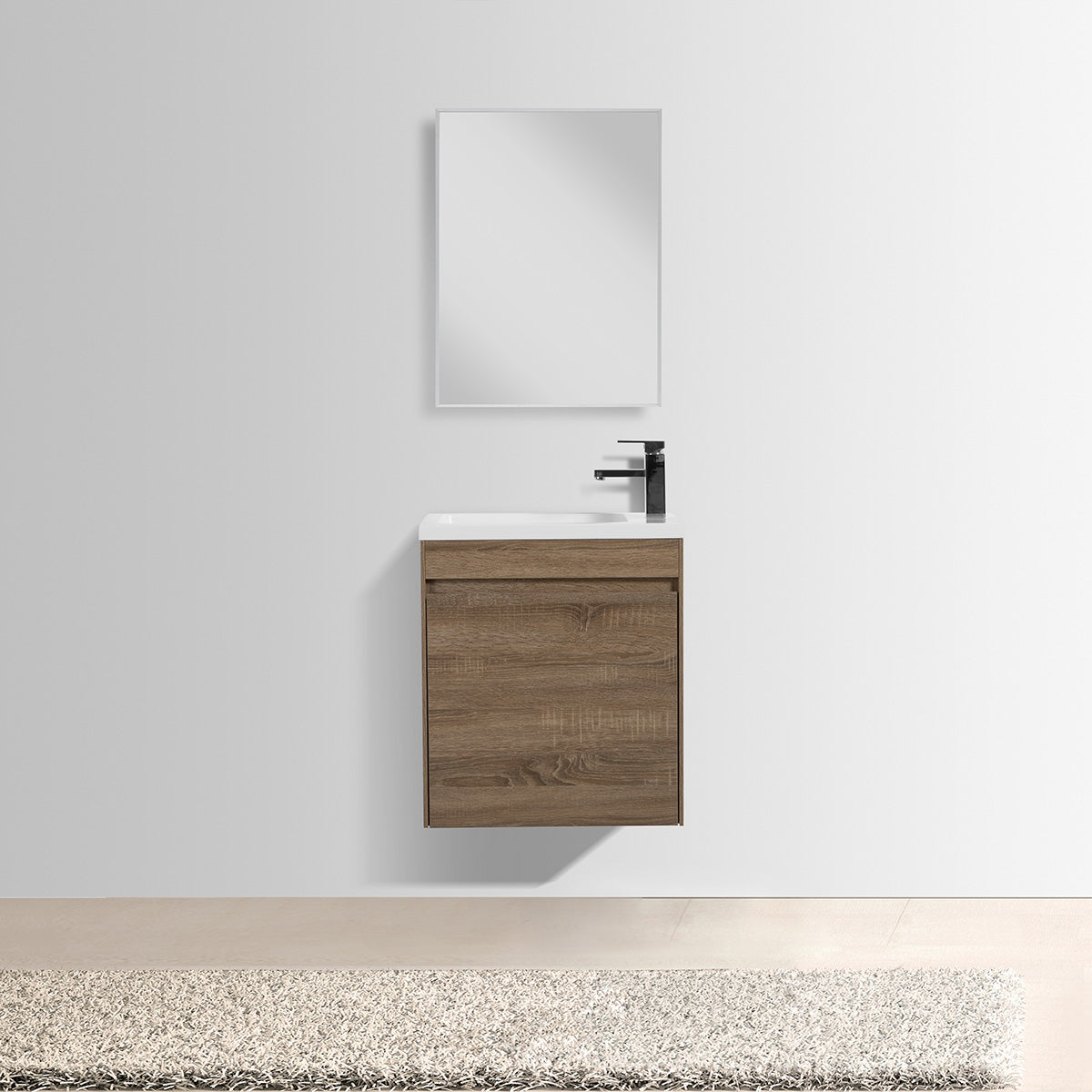 SLICE V9017 SERIES Vanity & Resin Sink Combo S. Oak