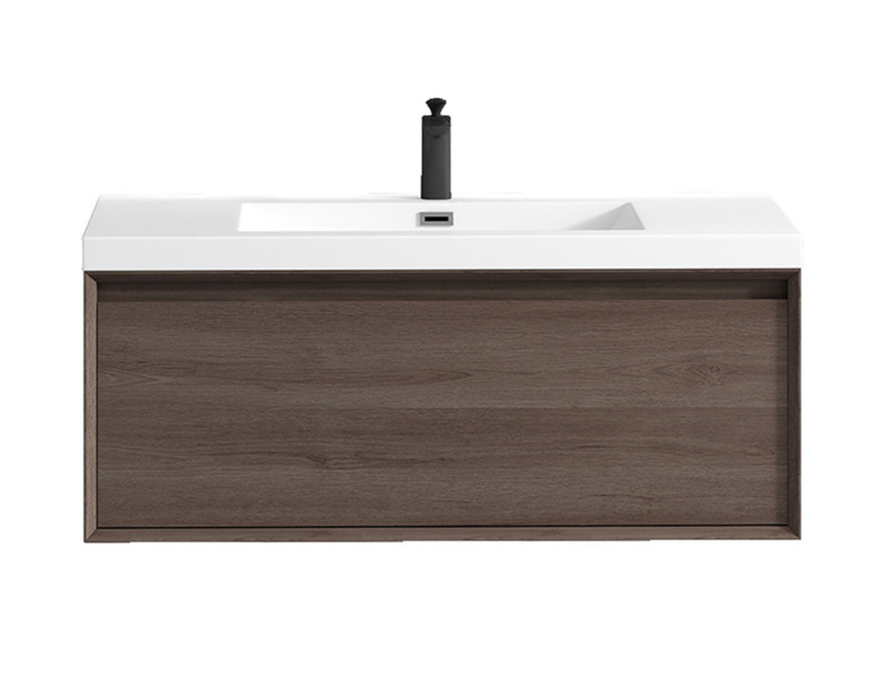 BELLA ''42 inch WALL MOUNTED VANITY WITH ACRYLIC TOP