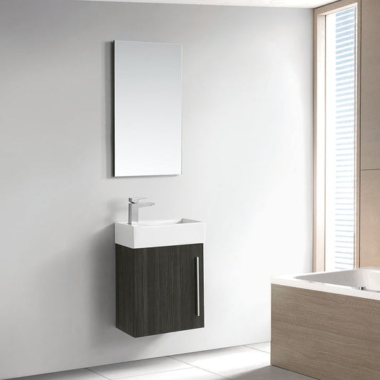 MOB-9001 18 Inch Wall Hung Vanity