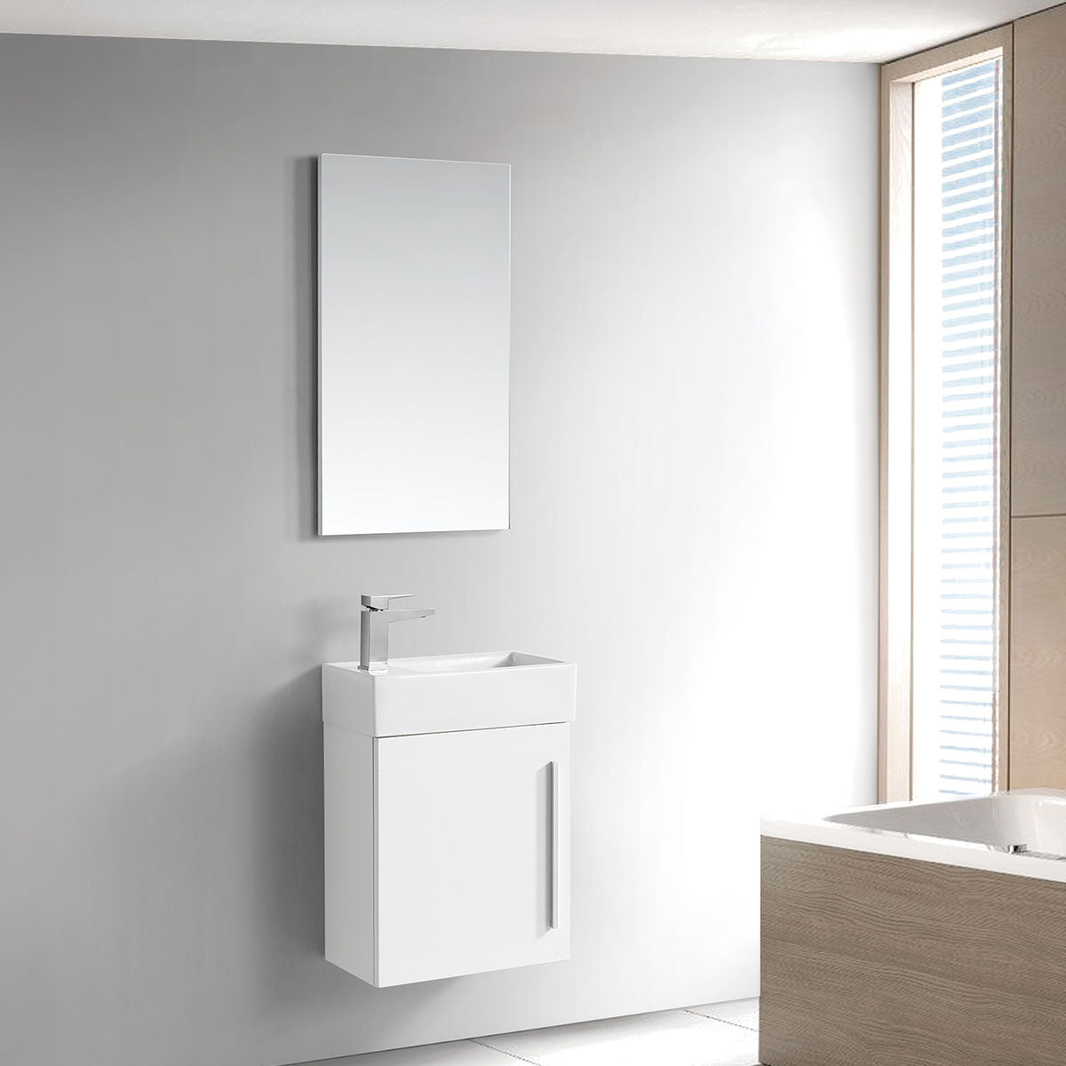 MOB-9001 18 Inch Wall Hung Vanity